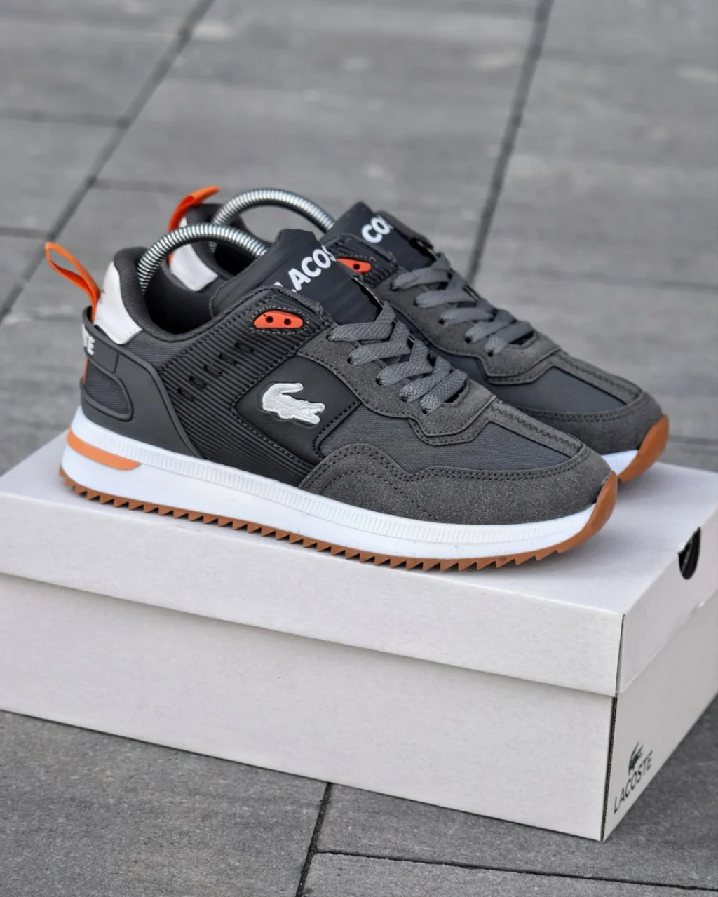Men's Lacoste mid-season Sports Sneakers Grey