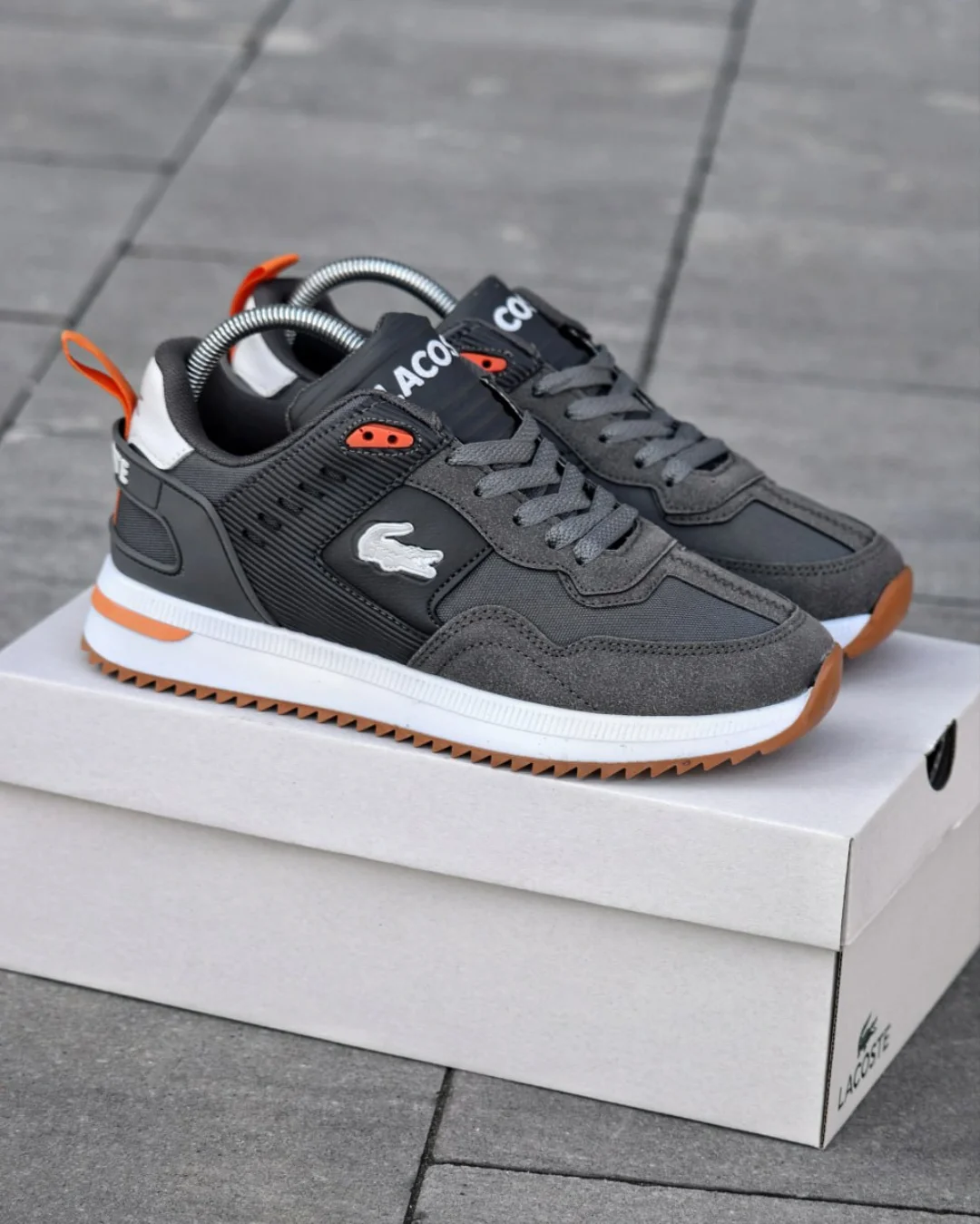 Men's Lacoste mid-season Sports Sneakers Grey