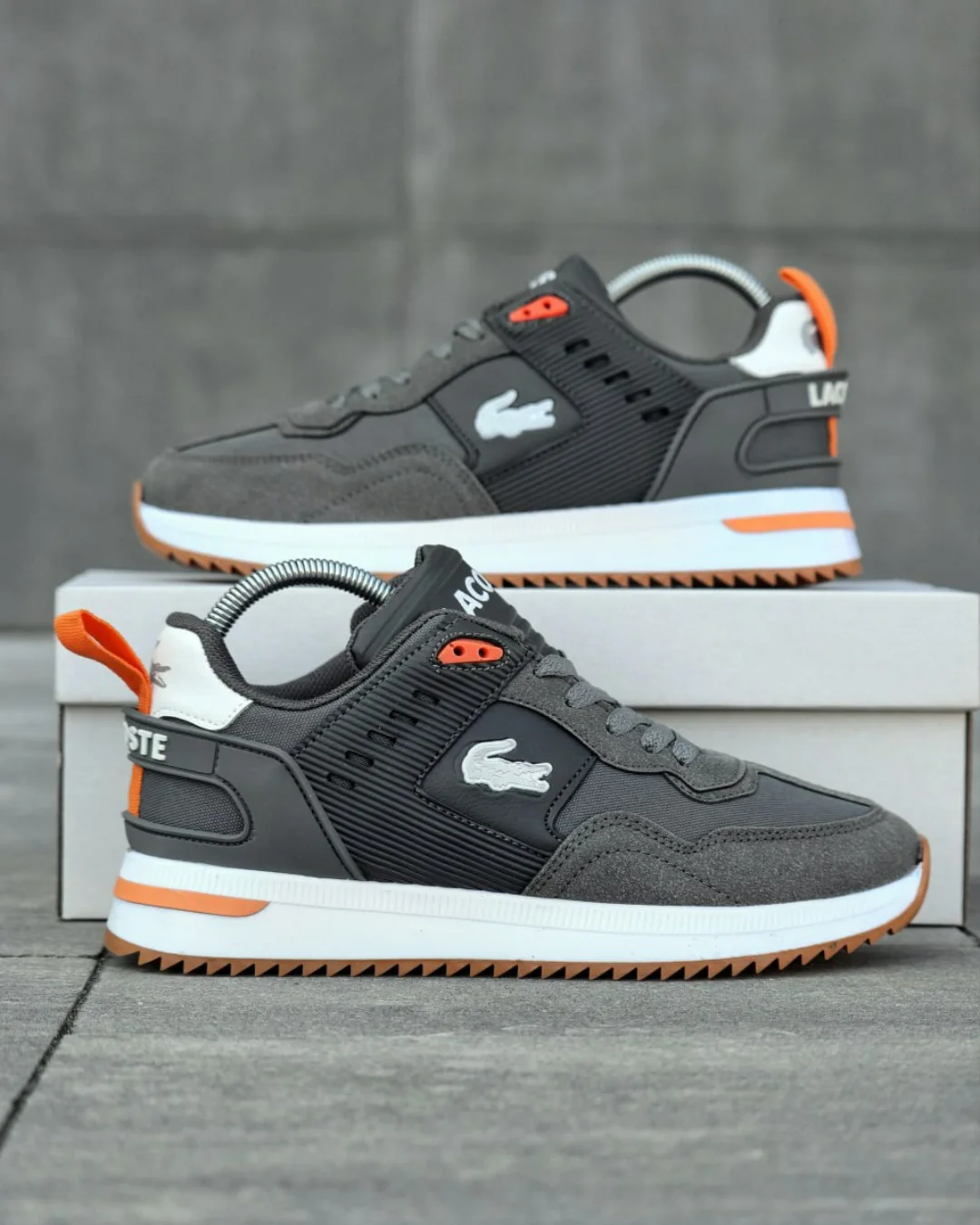 Men's Lacoste mid-season Sports Sneakers Grey