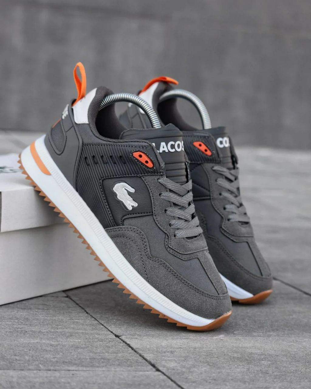 Men's Lacoste mid-season Sports Sneakers Grey