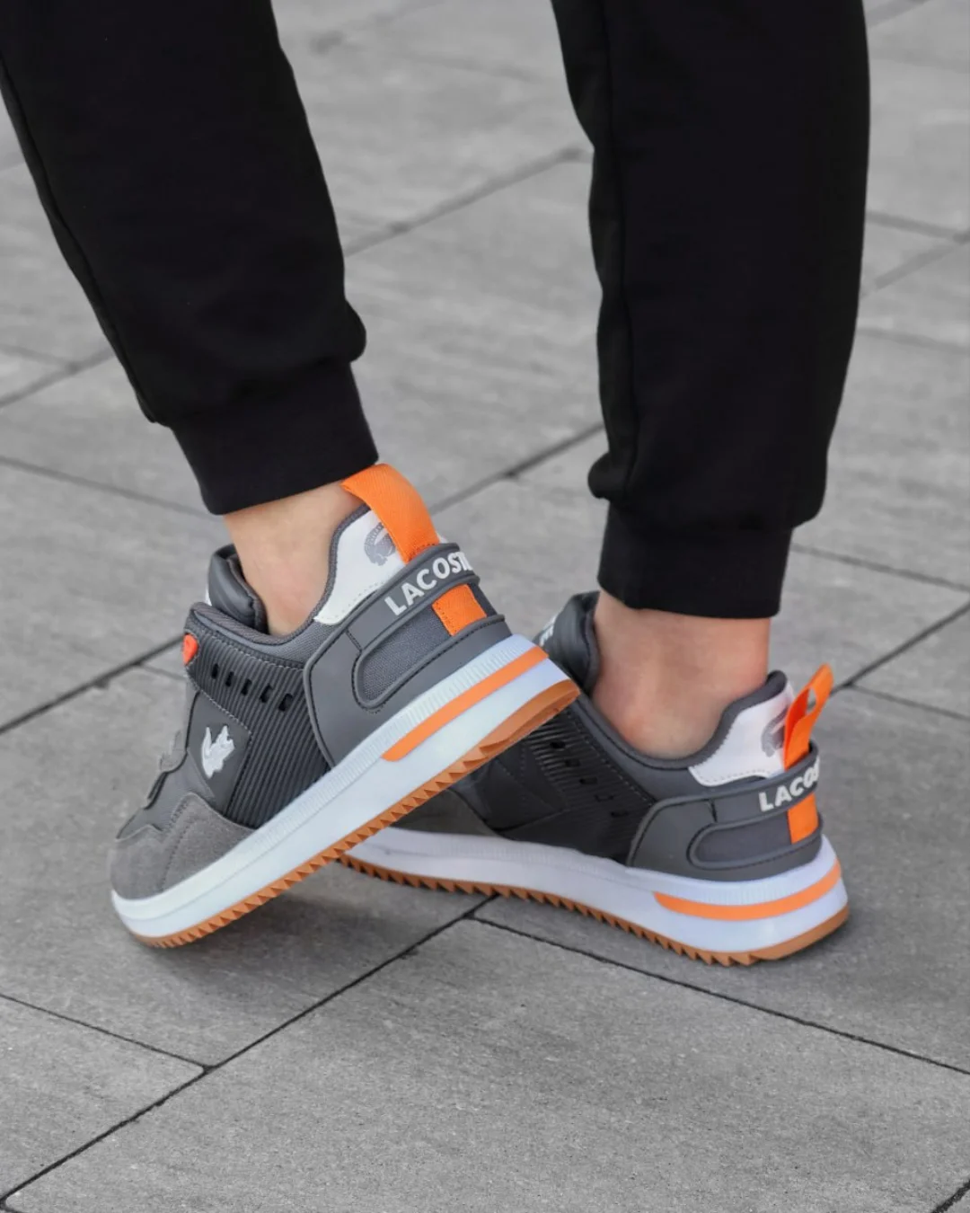 Men's Lacoste mid-season Sports Sneakers Grey