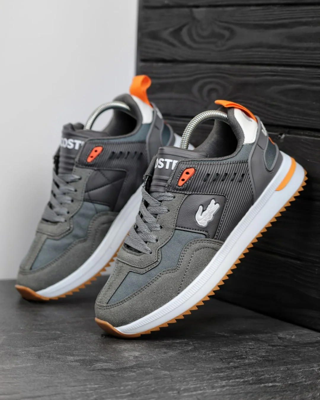 Men's Lacoste mid-season Sports Sneakers Grey