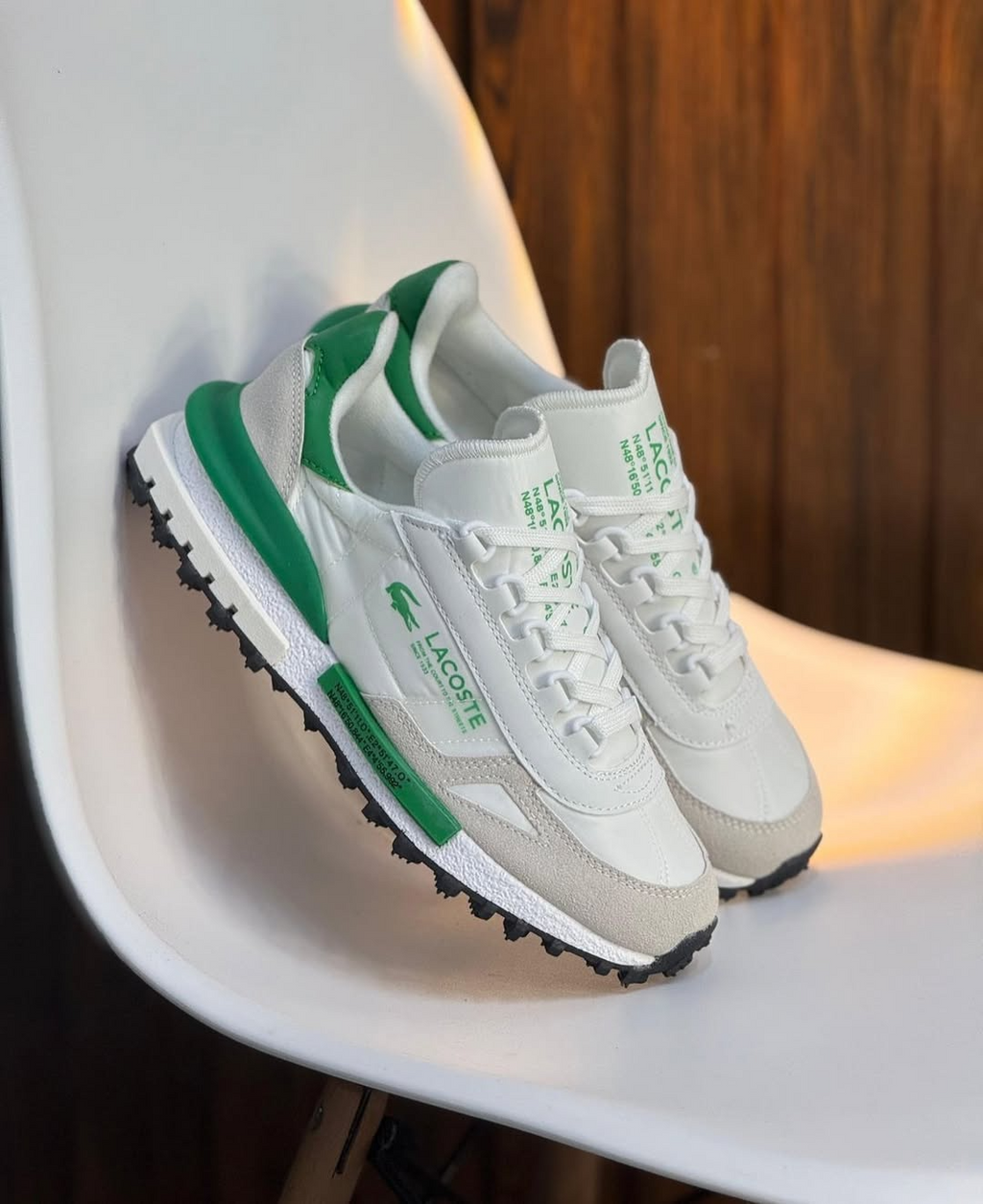 Lacoste ELITE ACTIVE - Trainers - Blu\Grn