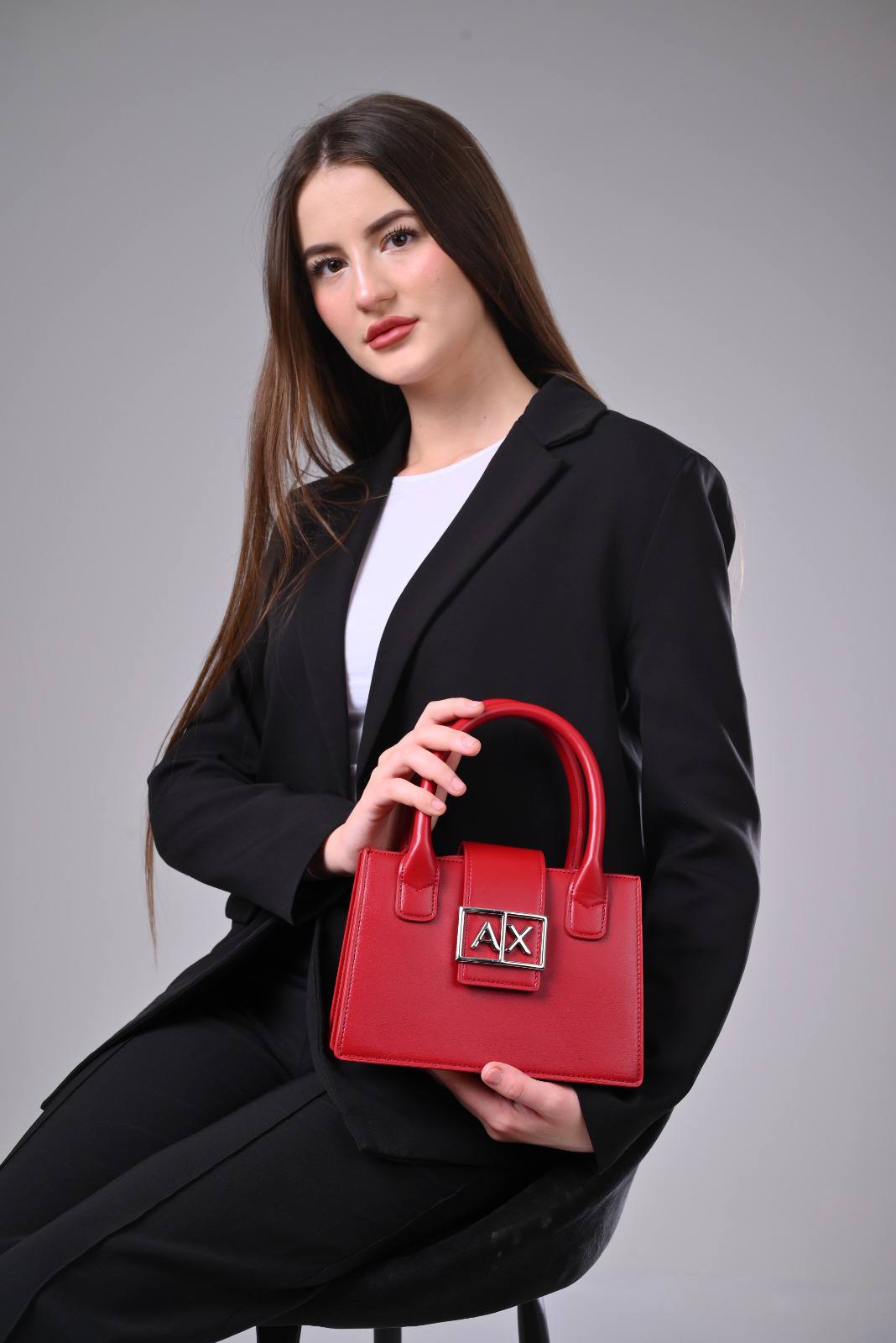 Armani Exchange Handbag - Red Coral
