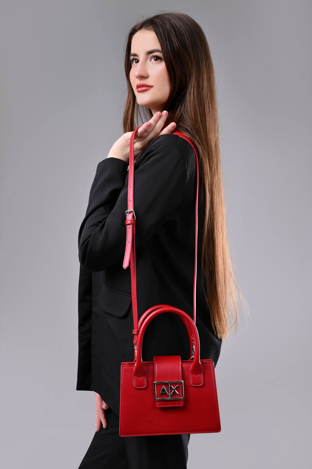 Armani Exchange Handbag - Red Coral