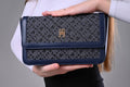 Tommy Hilfiger TH Jacquard Shoulder Bag Navy