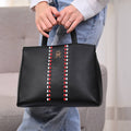 Tommy Hilfiger TIMELESS MINI SATCHEL - Cross Body Bag - Black