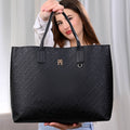 TOMMY HILFIGER TH Distinct Tote Mono Black