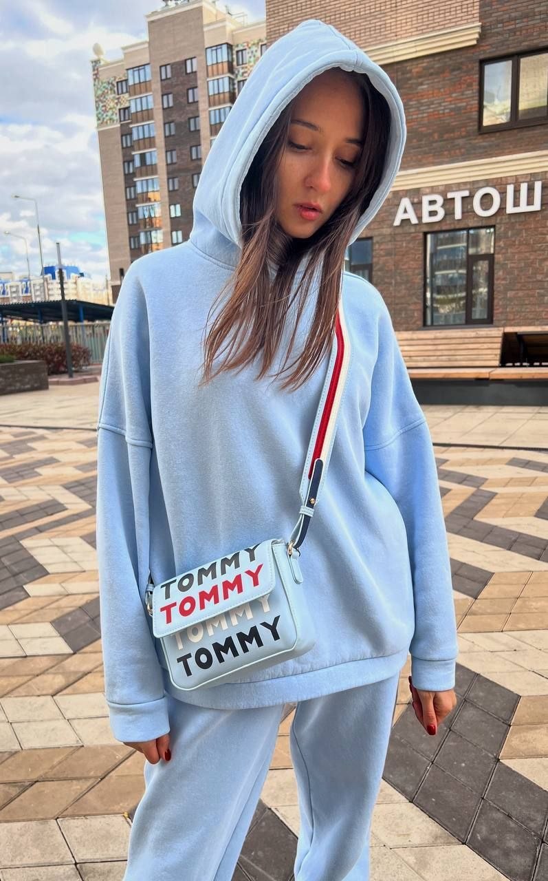 TOMMY HILFIGER HANDBAG TH Heritage Mini Crossover Tommy – SKY