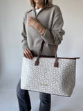 CALVIN KLEIN – White Women Shoulder Tote Bag