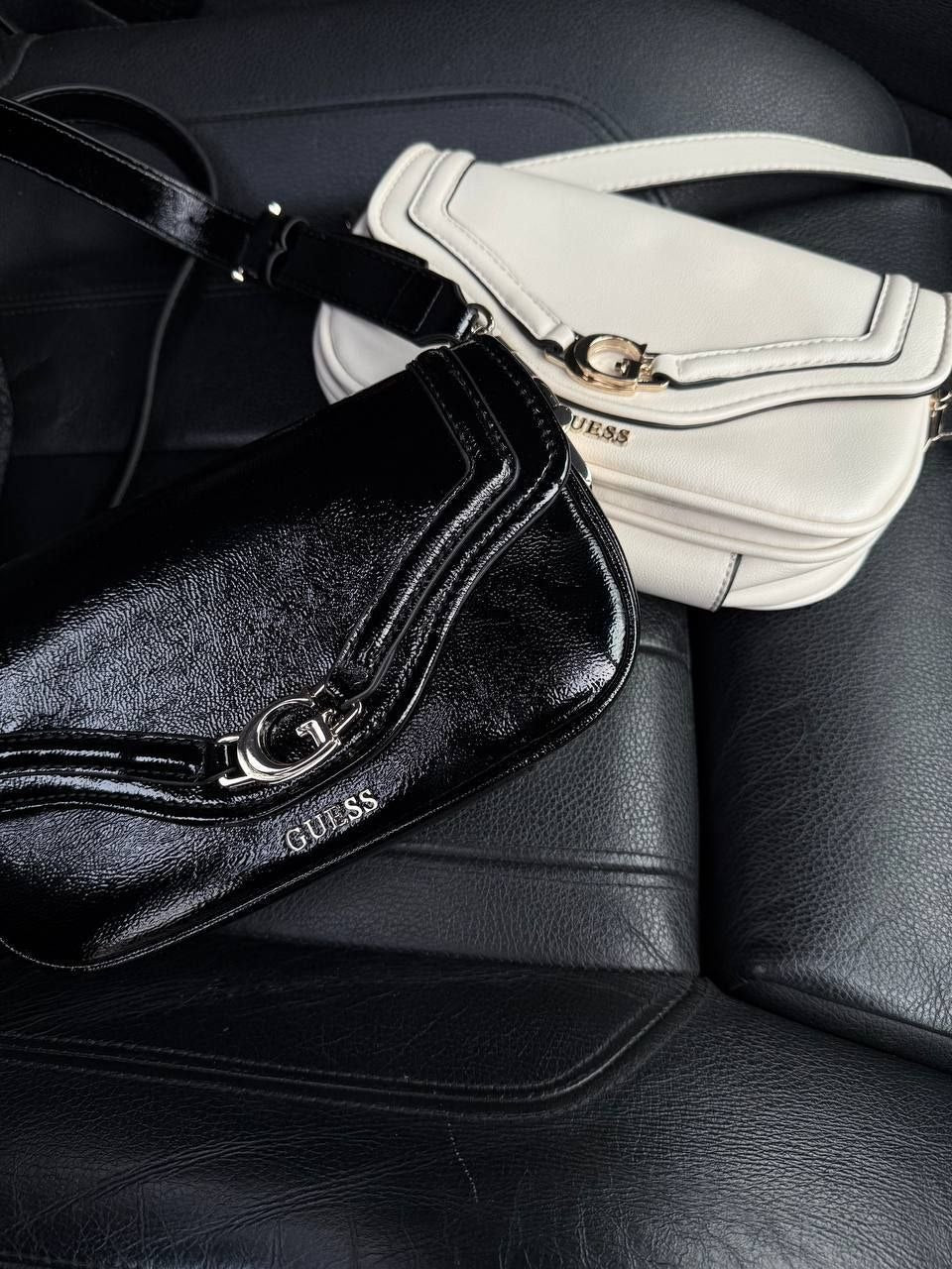 Guess DEA SHOULDER BAG - Cross body bag - Black