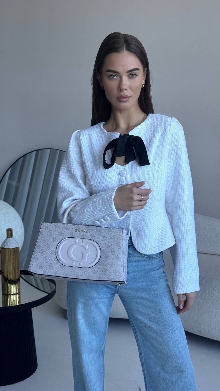 Guess Handbag - Dove Logo/Stone