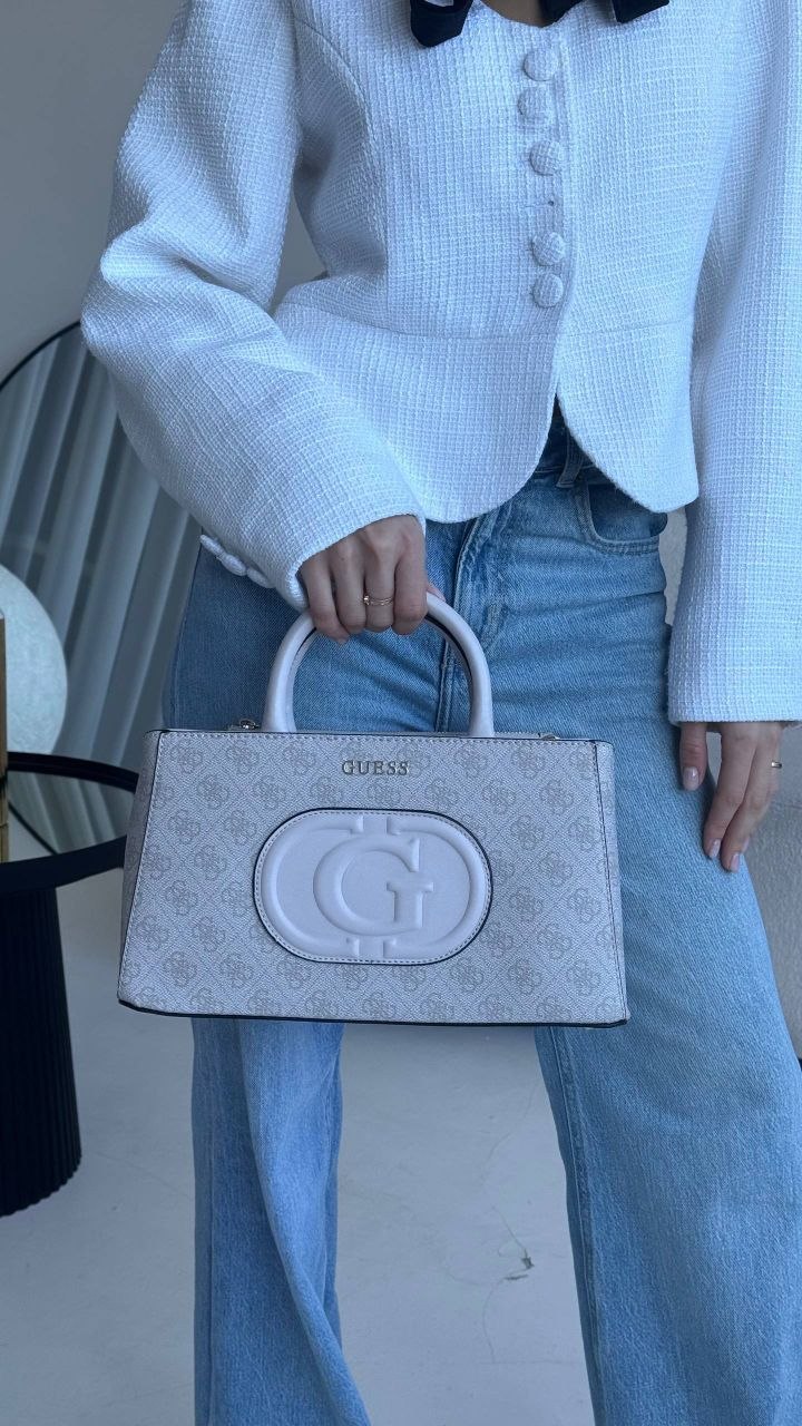 Guess Handbag - Dove Logo/Stone