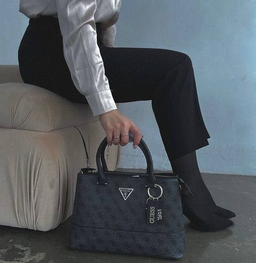 Guess Satchel Bag CORDELIA Black Color