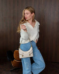 Guess Beige Trissa Shoulder Bag