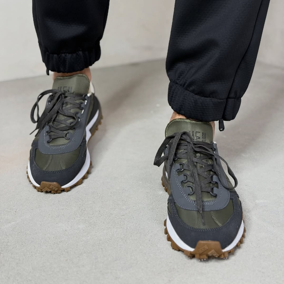 Lacoste ELITE ACTIVE - Trainers - khaki/dark green