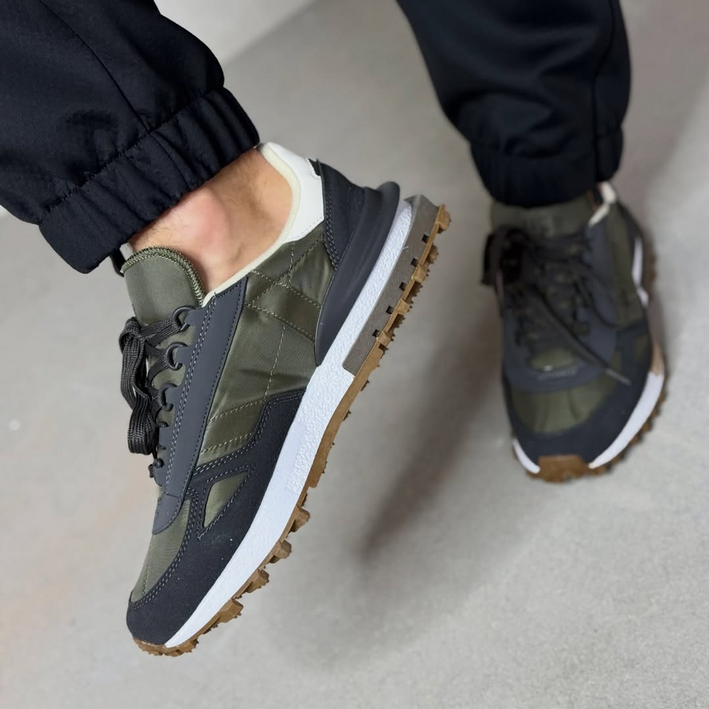 Lacoste ELITE ACTIVE - Trainers - khaki/dark green