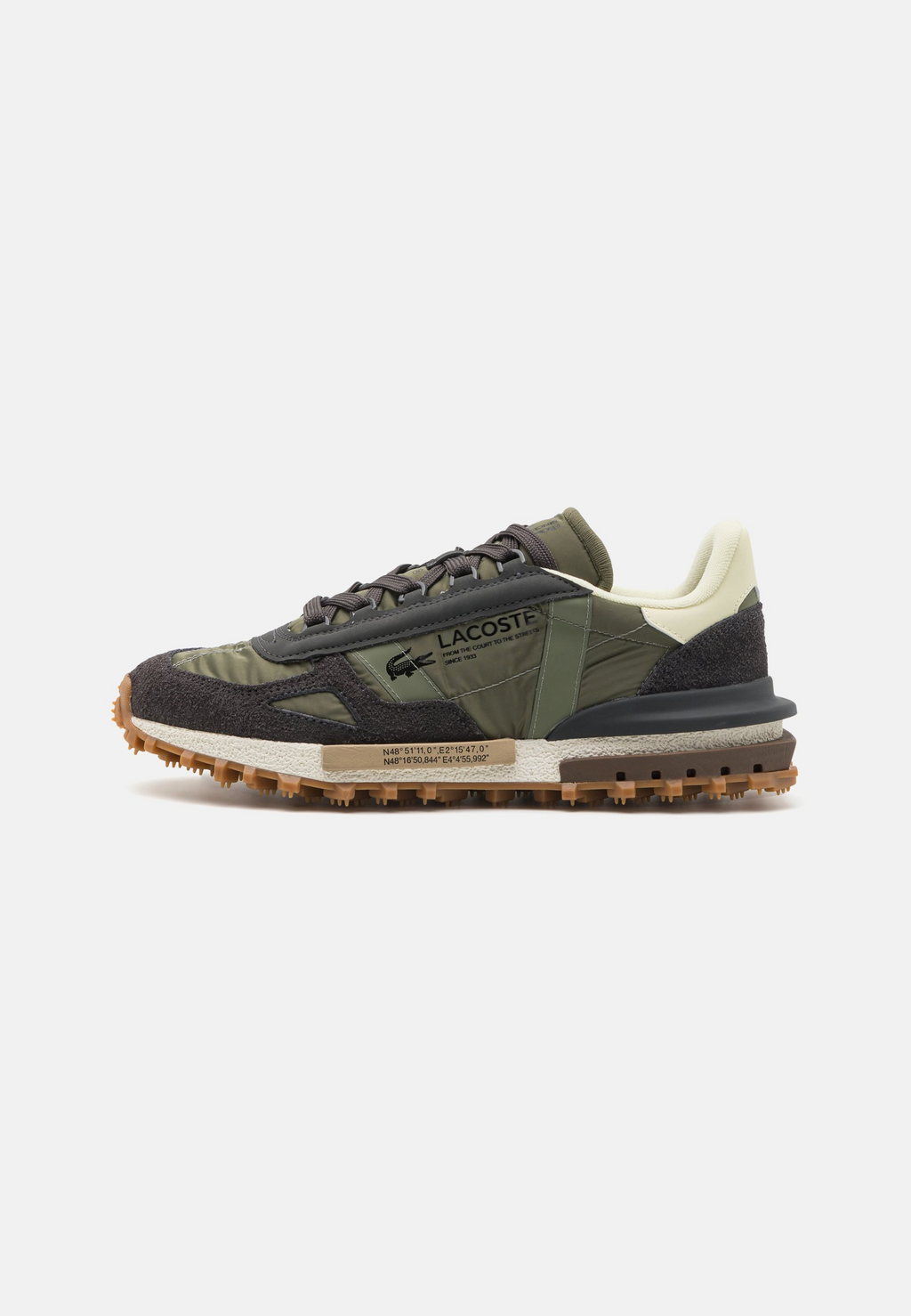 Lacoste ELITE ACTIVE - Trainers - khaki/dark green