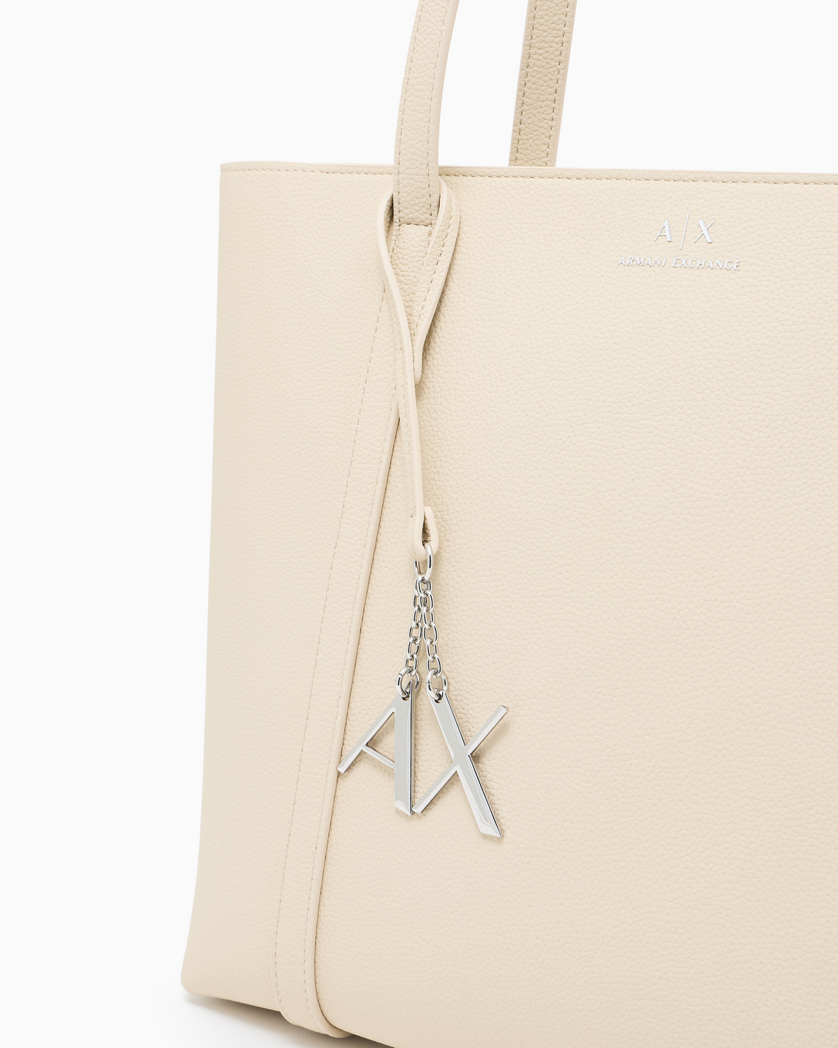 Armani Exchange Shopper Tote Bag - Beige