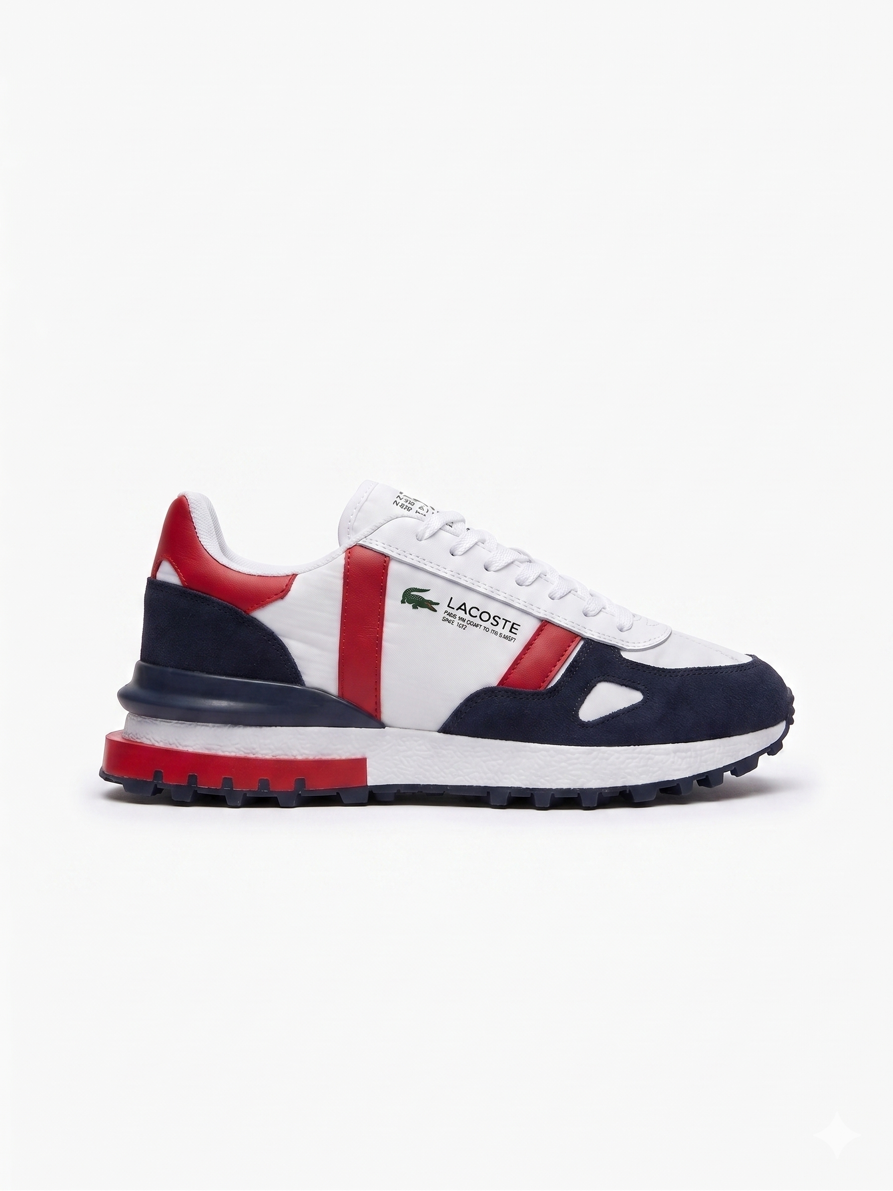 Lacoste ELITE ACTIVE - Trainers - Navy Red