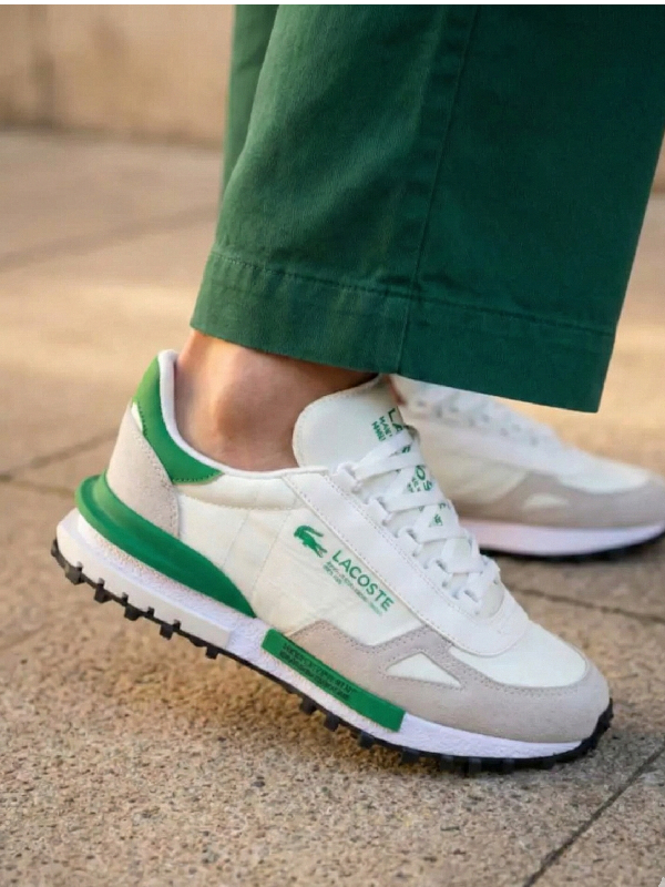 Lacoste ELITE ACTIVE - Trainers - White Green