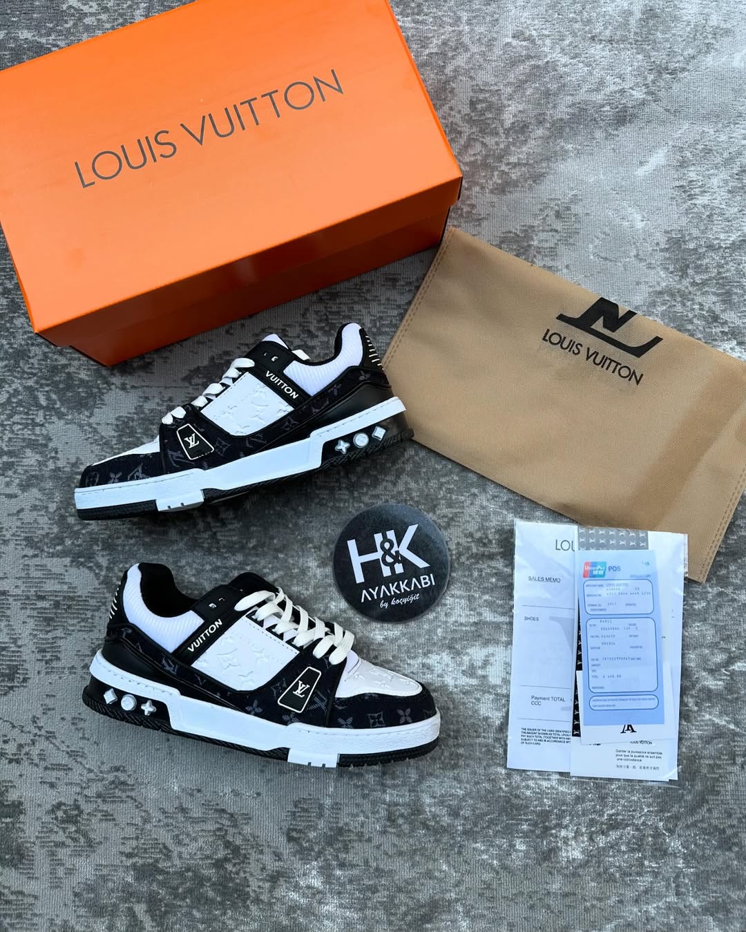 LV Trainer Sneaker BLK\WHT