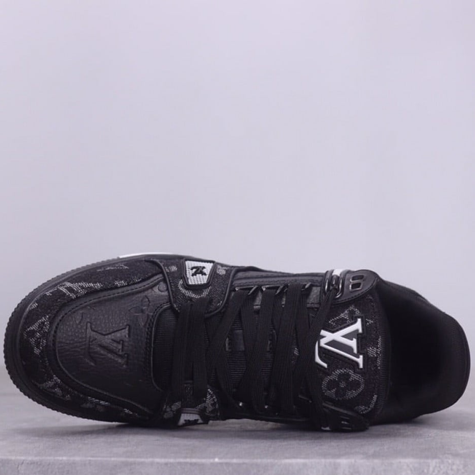 LV Trainer Sneaker Monogram Black