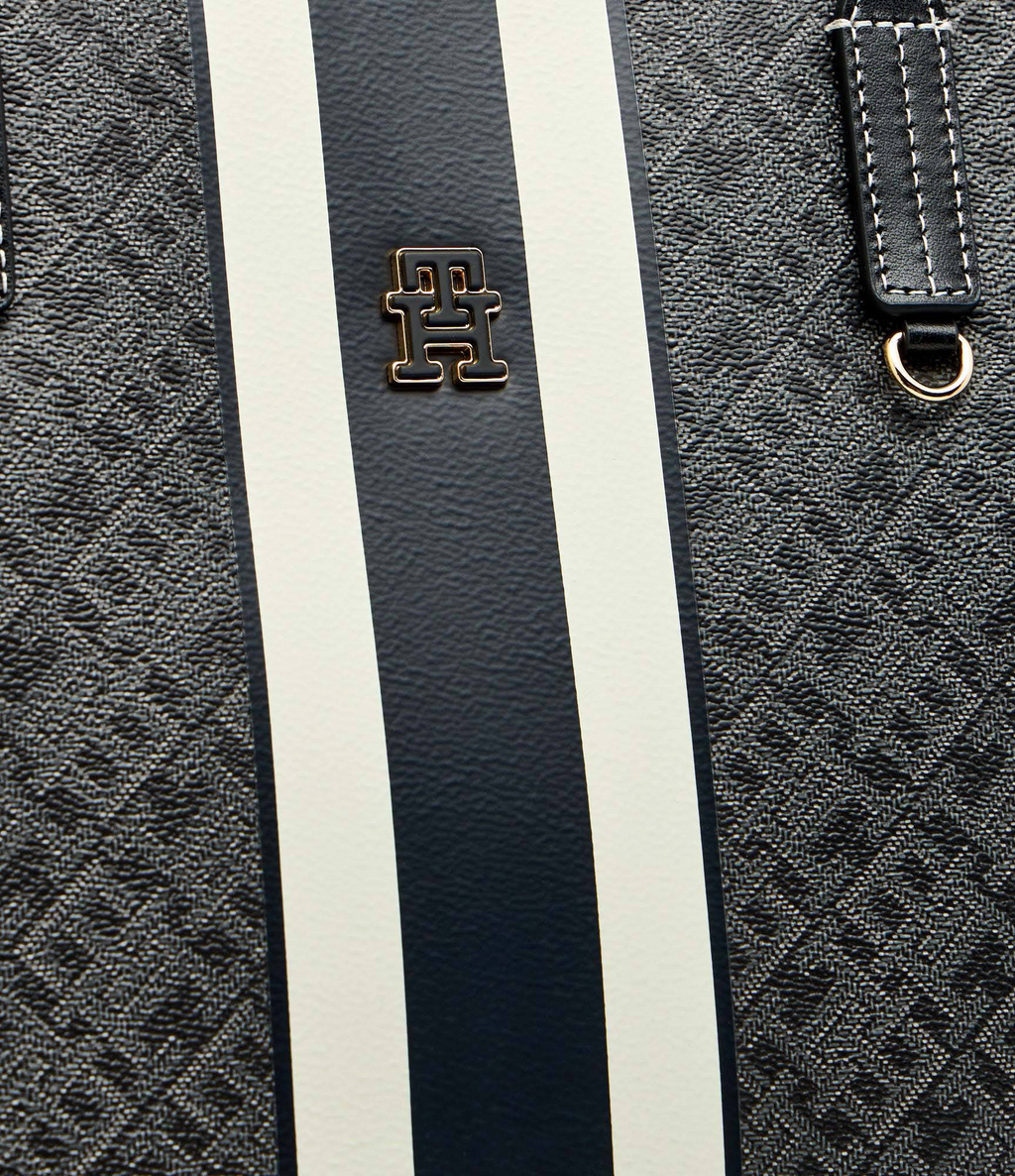 Tommy Hilfiger TH Monoplay Tote Bag And Pouch Black