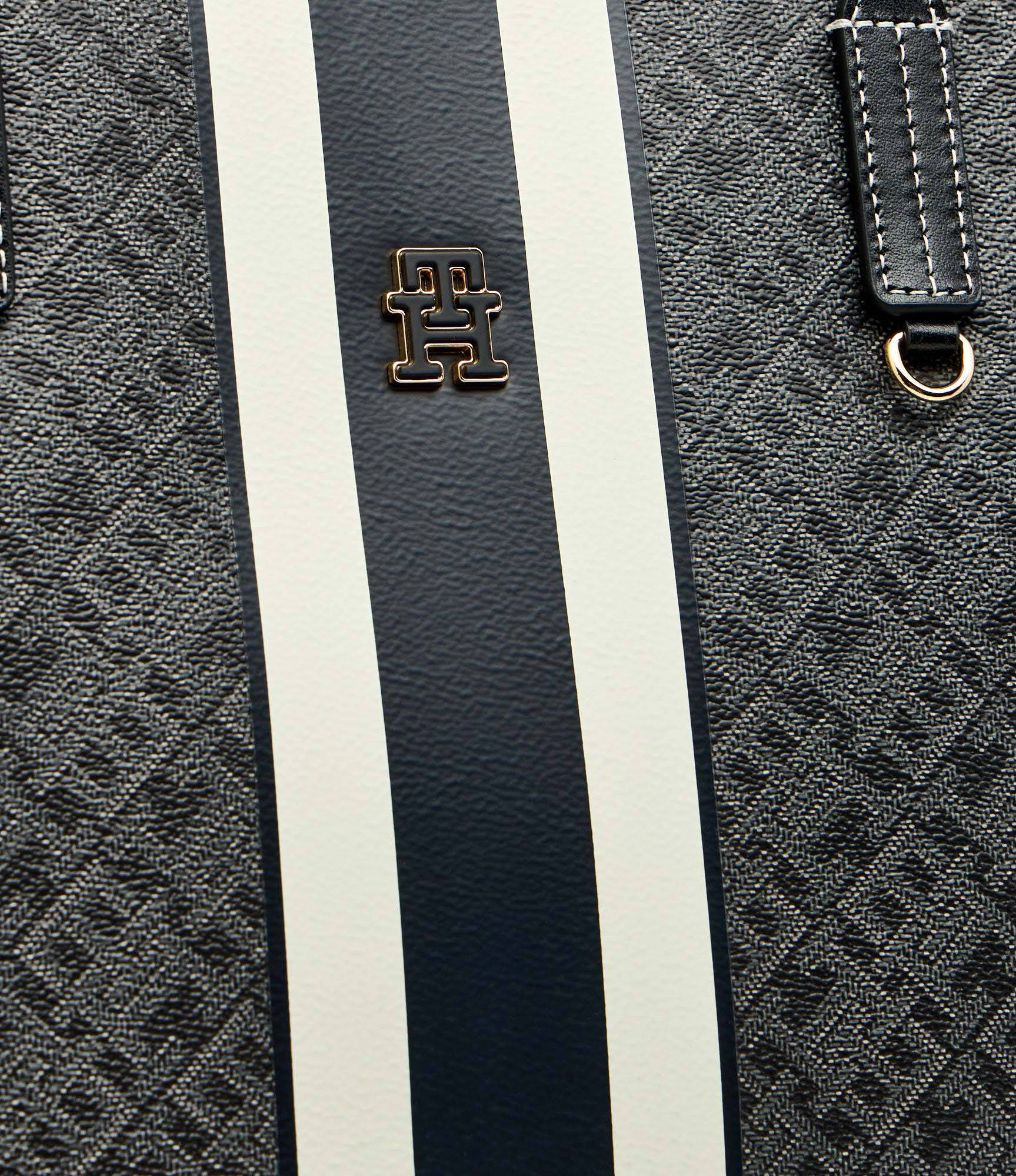 Tommy Hilfiger TH Monoplay Tote Bag And Pouch Black