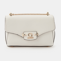 Guess Pearl White Nastra Crossbody Bag