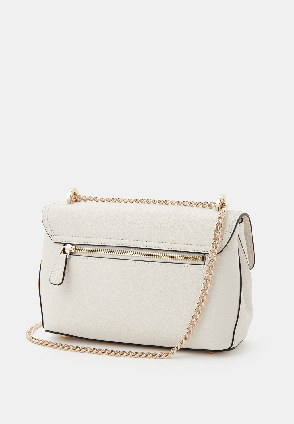 Guess Pearl White Nastra Crossbody Bag