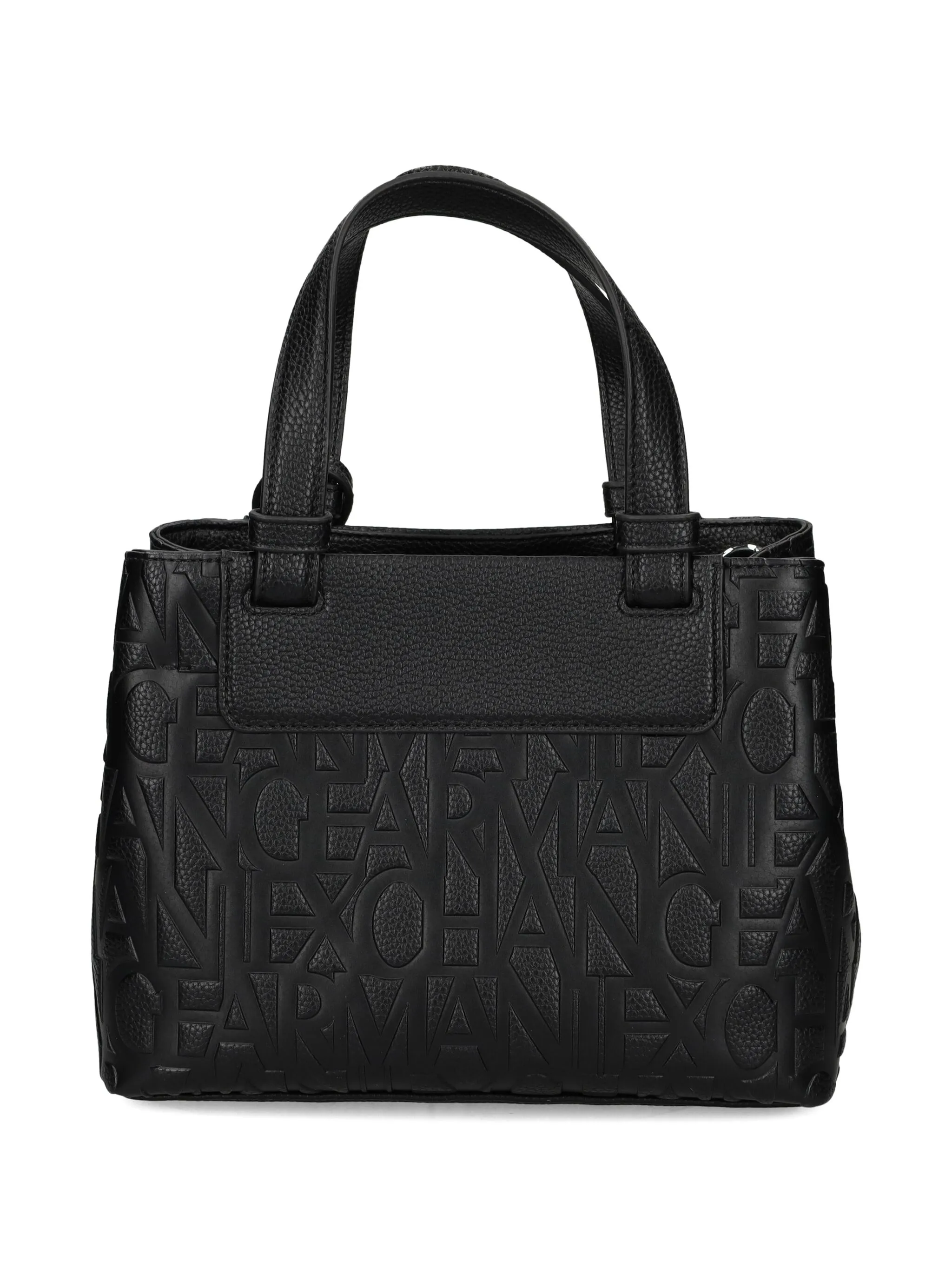 Armani Exchange Logo-Embossed Tote Bag Black