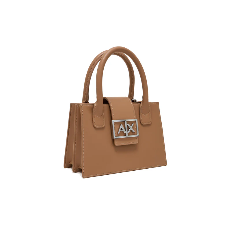 Armani Exchange Handbag Satchel - Tan
