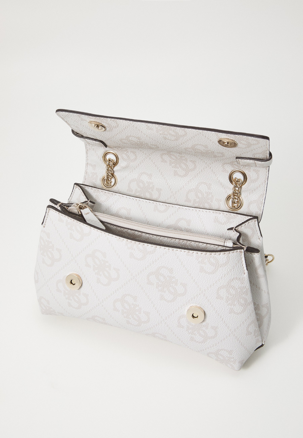 Guess LORELEI - Cross Body Bag - Bone Logo White