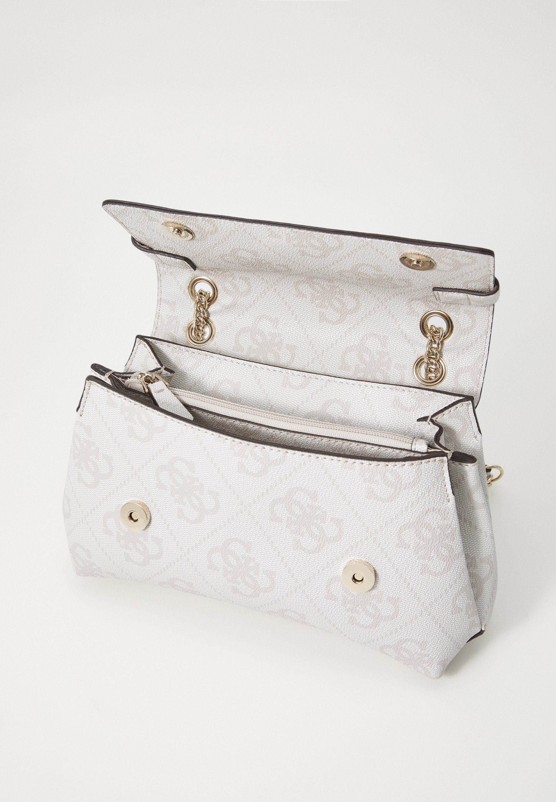 Guess LORELEI - Cross Body Bag - Bone Logo White