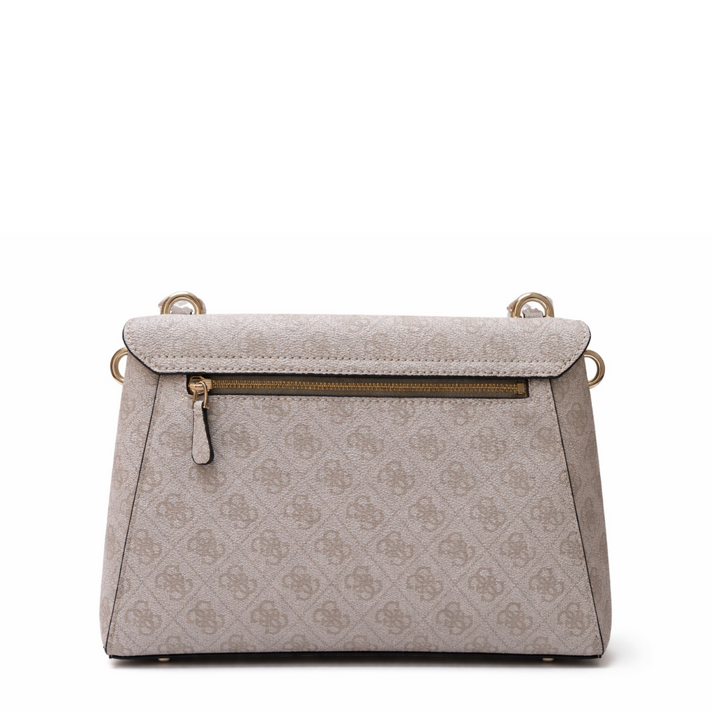 Guess Silvye Flap Shoulder Bag Biege