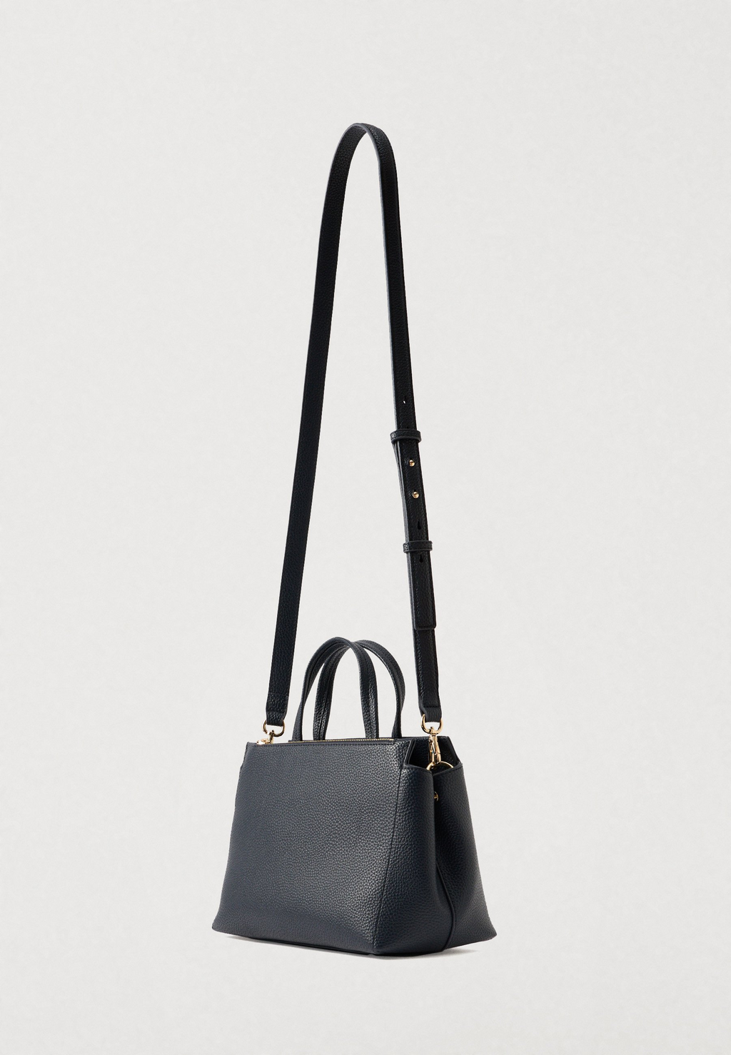 Tommy Hilfiger TIMELESS MINI SATCHEL - Cross Body Bag - Space Blue