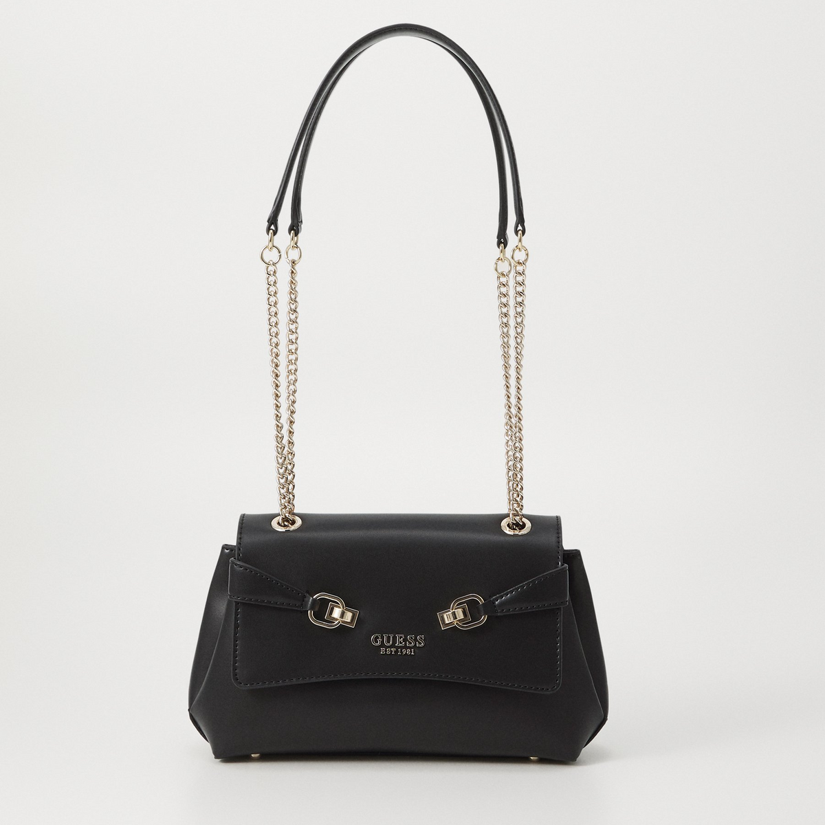 Guess LORELEI CONVERTIBLE XBODY FLAP - Cross Body Bag - Black