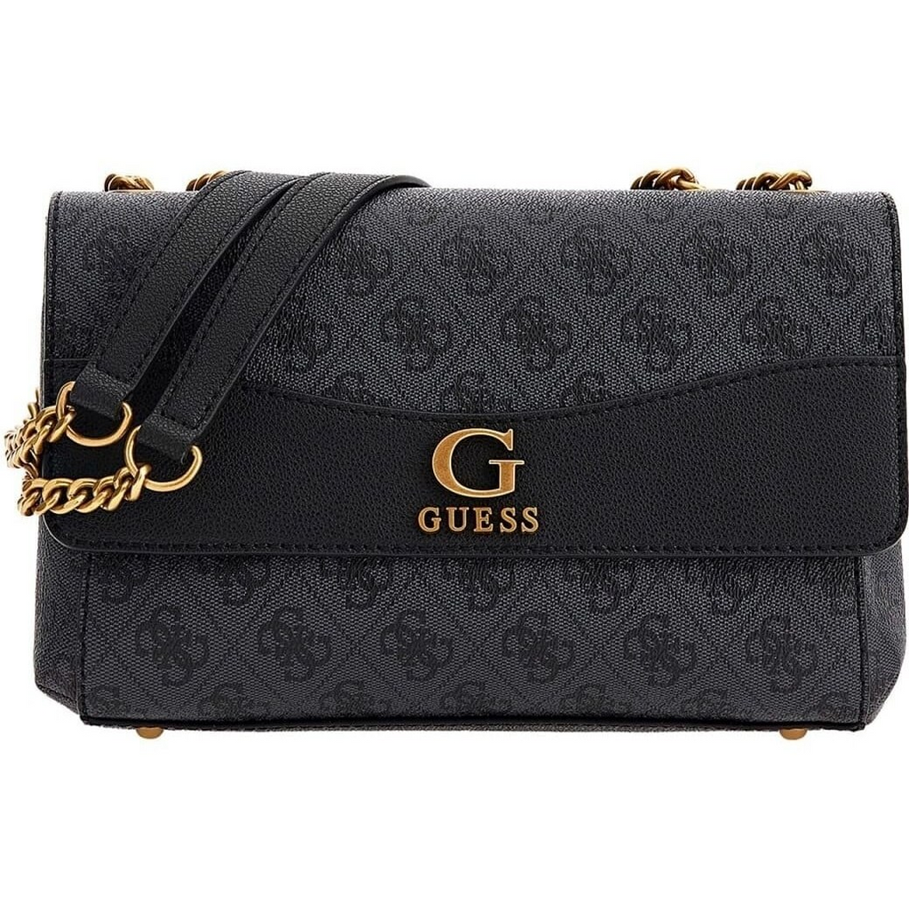 GUESS Nell Logo Convertible Xbody Flap Black Logo/Coal