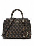 Guess Zarela Girlfriend Tote in Brown Leather