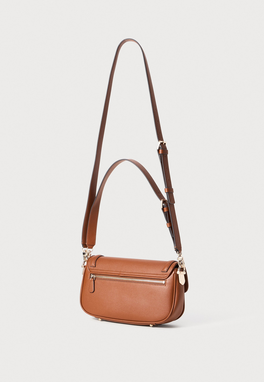 Guess DEA SHOULDER BAG - Cross body bag - Cognac