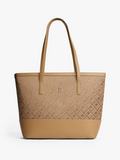 Tommy Hilfiger LATAM JACQUARD TOTE Bag Brown