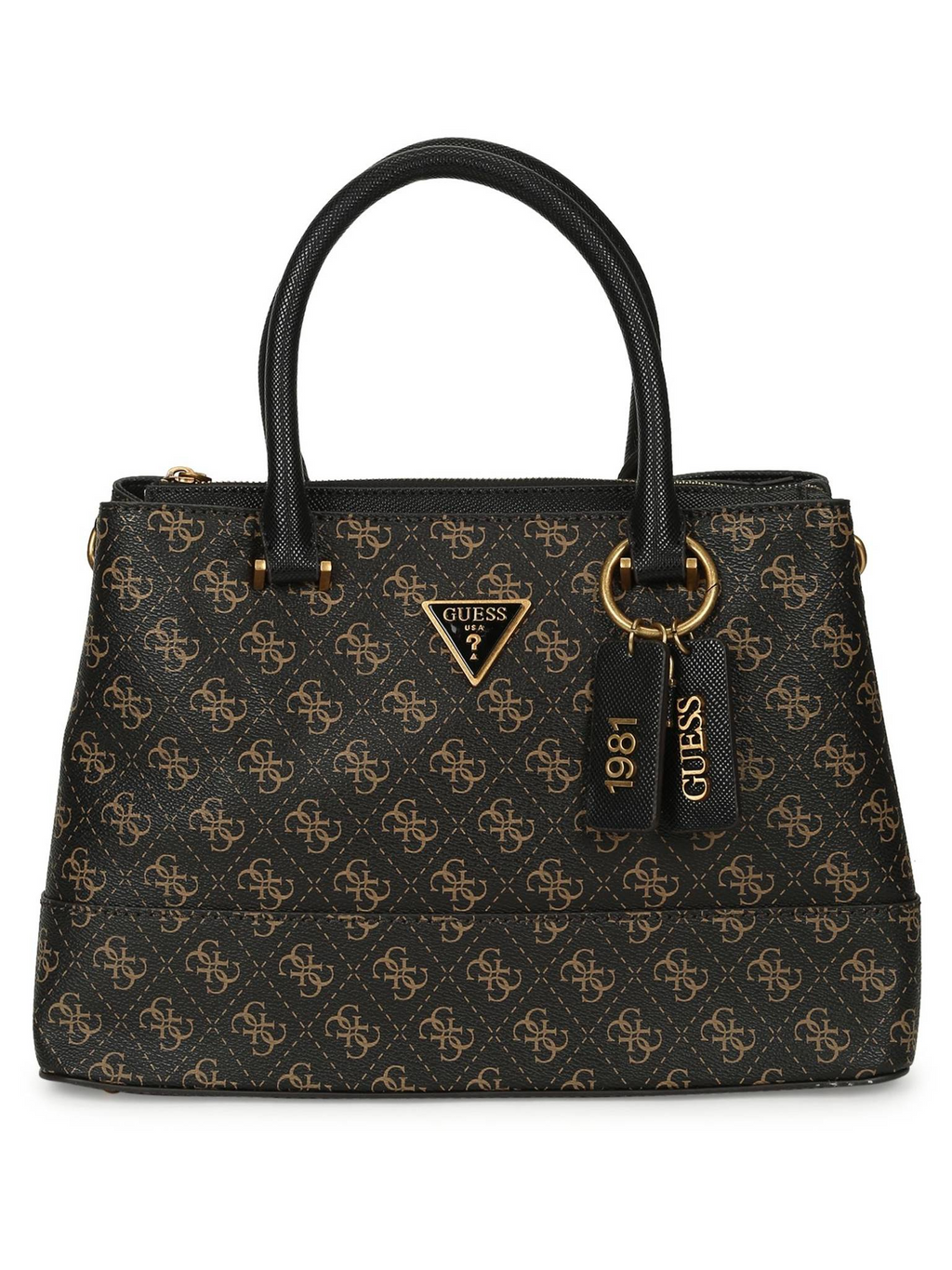 Guess Satchel Bag CORDELIA Brown Color