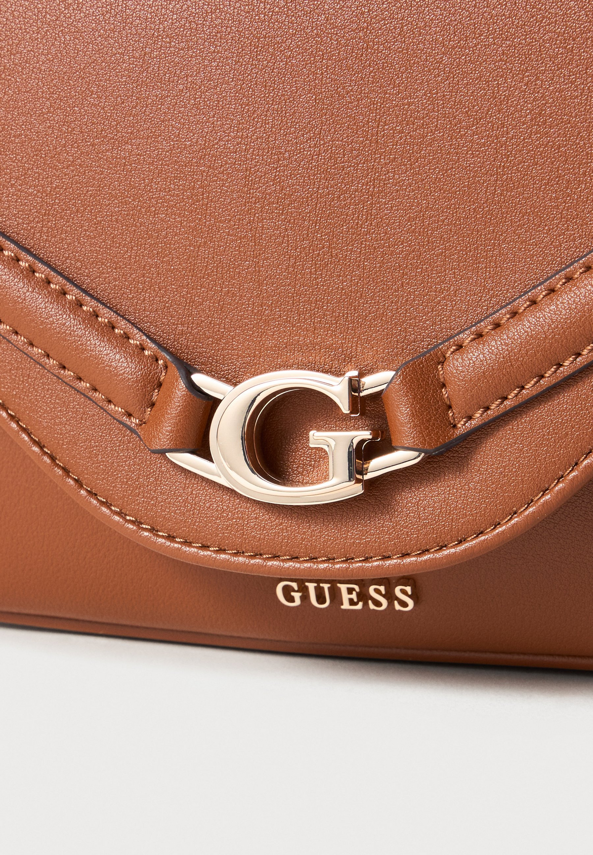 Guess DEA SHOULDER BAG - Cross body bag - Cognac