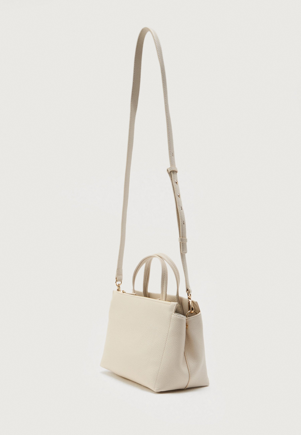 Tommy Hilfiger TIMELESS MINI SATCHEL - Cross Body Bag - Soft Cream