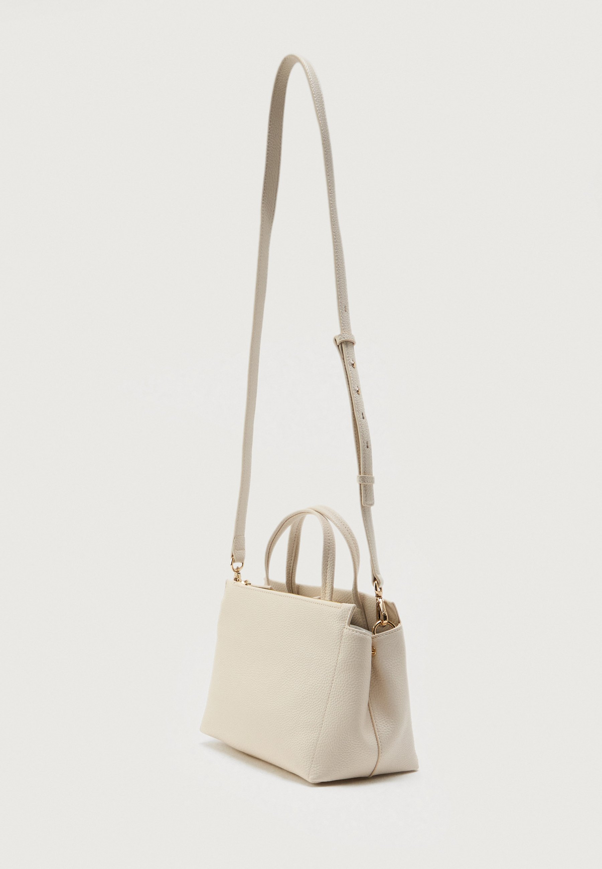 Tommy Hilfiger TIMELESS MINI SATCHEL - Cross Body Bag - Soft Cream