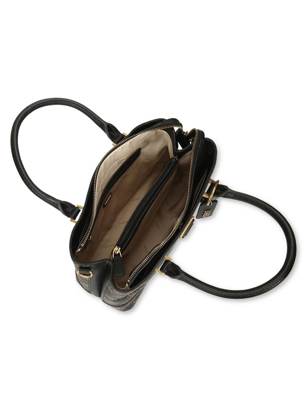 Guess Satchel Bag CORDELIA Brown Color