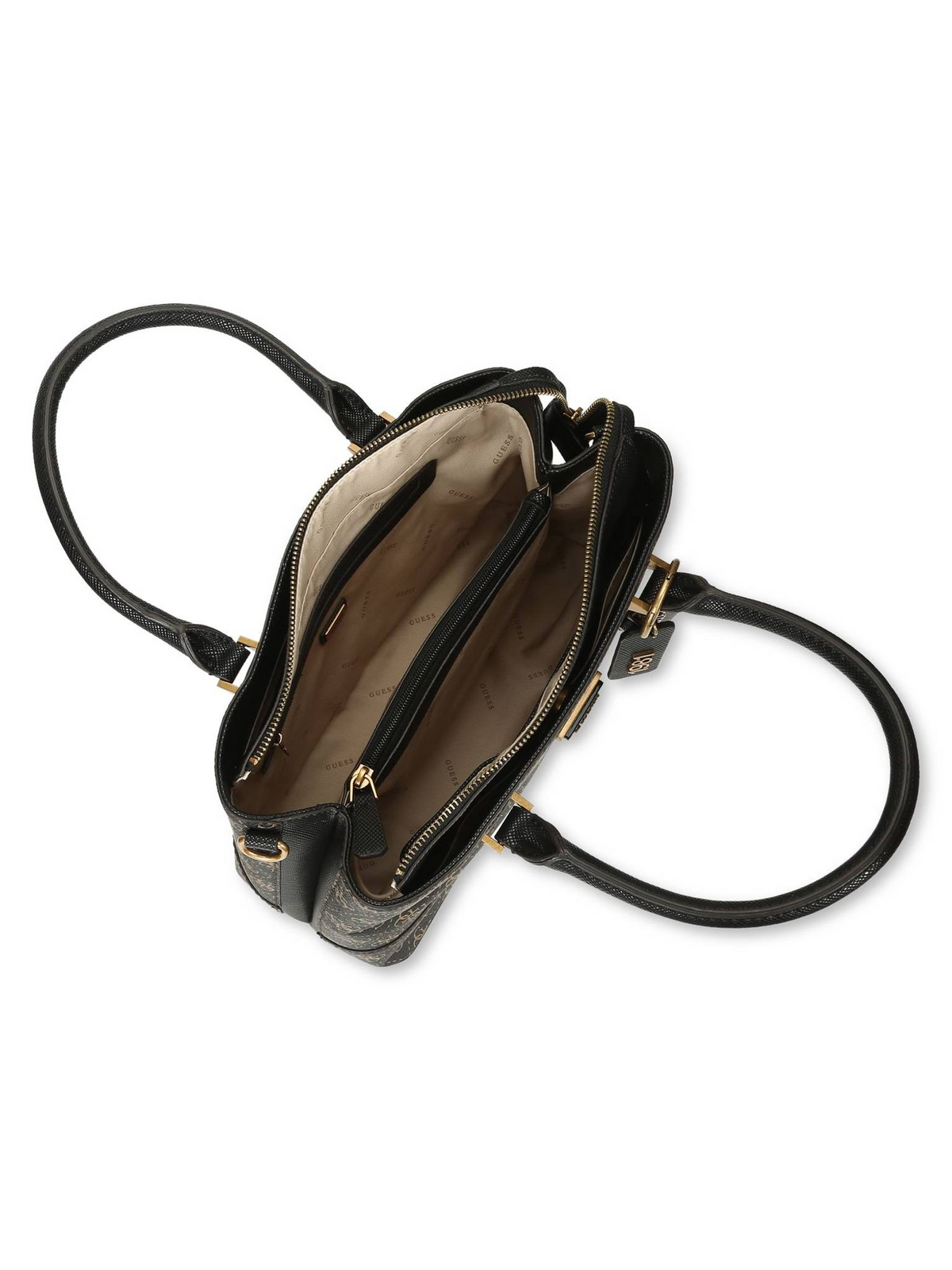 Guess Satchel Bag CORDELIA Brown Color