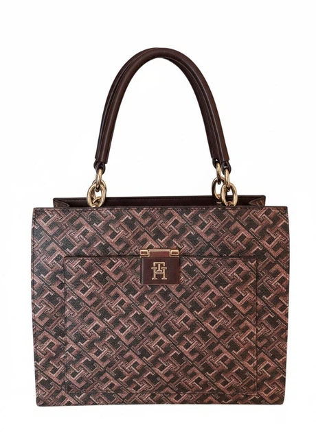 Tommy Hilfiger Burgundy Mini Tote Bag