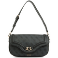 Guess DEA SHOULDER BAG - Cross body bag - Black Embossed